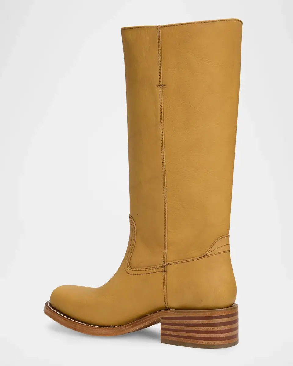 Frye Campus 14L Leather Wide Calf Boots | Thumbnail 2