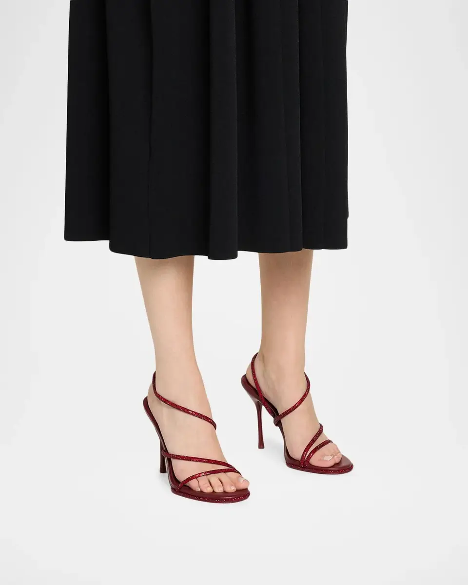 Cult Gaia 105mm Candace Pave Crystal Sandals | Thumbnail 2 Cult Gaia 105mm Candace Pave Crystal Sandals | Thumbnail 2