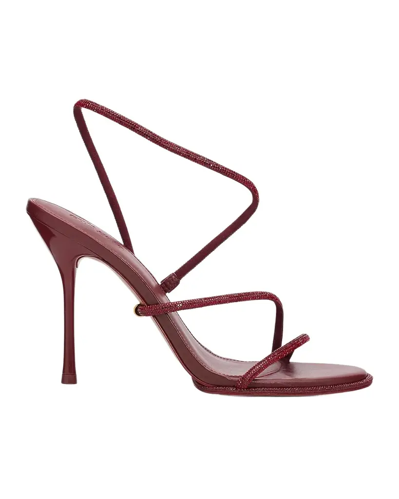 Cult Gaia 105mm Candace Pave Crystal Sandals