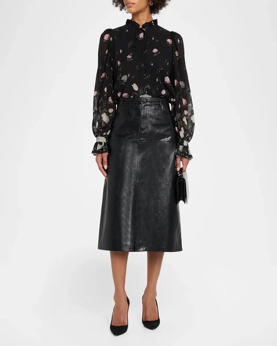 Kobi Halperin Jack Floral-Print Chiffon Blouse | Thumbnail 2 Kobi Halperin Jack Floral-Print Chiffon Blouse | Thumbnail 2
