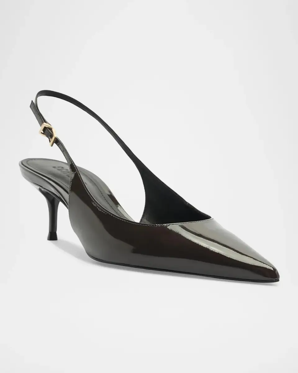 Schutz Paola 65MM Patent Leather Slingback Pumps | Thumbnail 2 Schutz Paola 65MM Patent Leather Slingback Pumps | Thumbnail 2