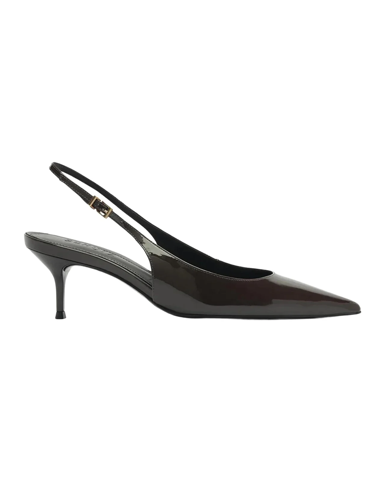 Paola 65MM Patent Leather Slingback Pumps Paola 65MM Patent Leather Slingback Pumps