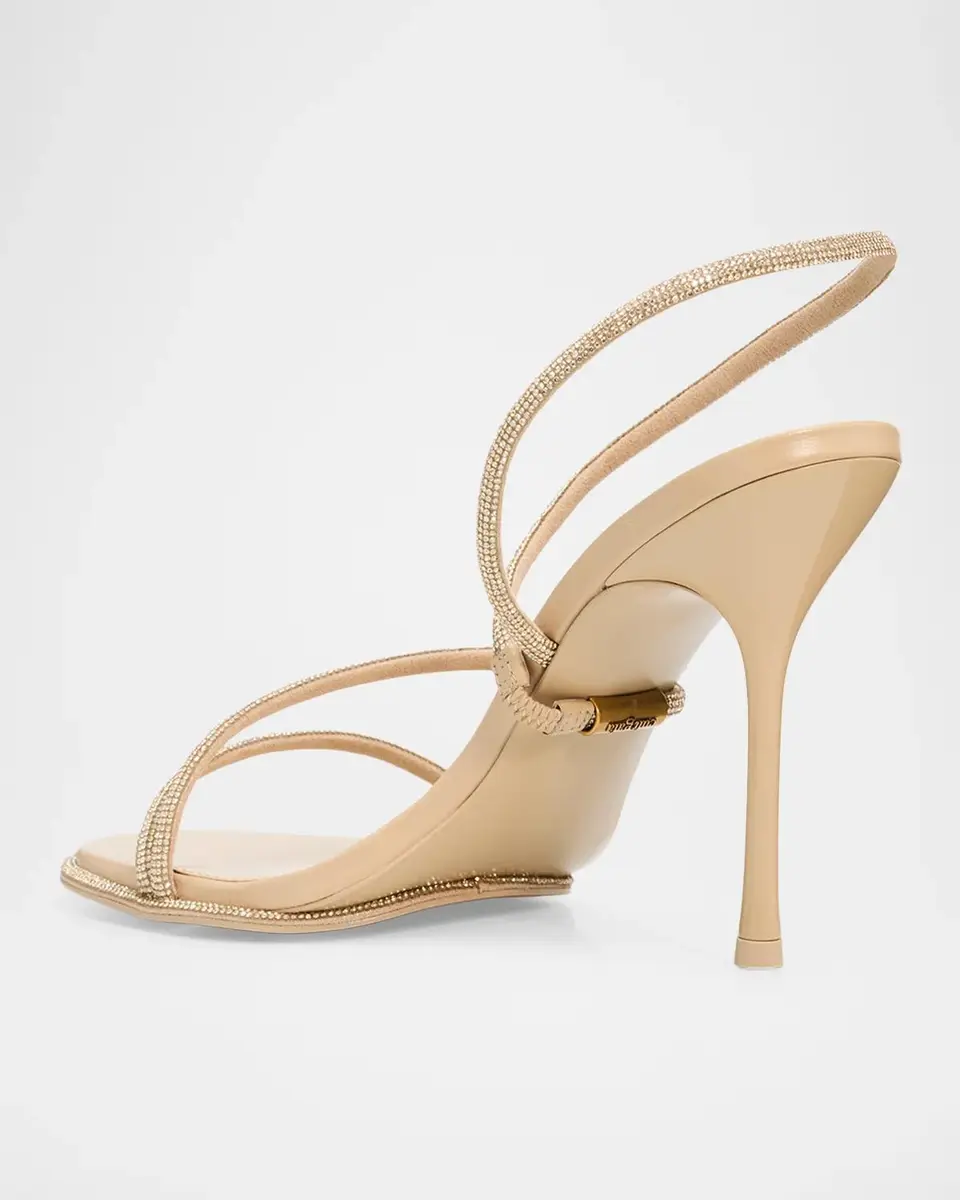 Cult Gaia 105mm Candace Pave Crystal Sandals | Thumbnail 2 Cult Gaia 105mm Candace Pave Crystal Sandals | Thumbnail 2
