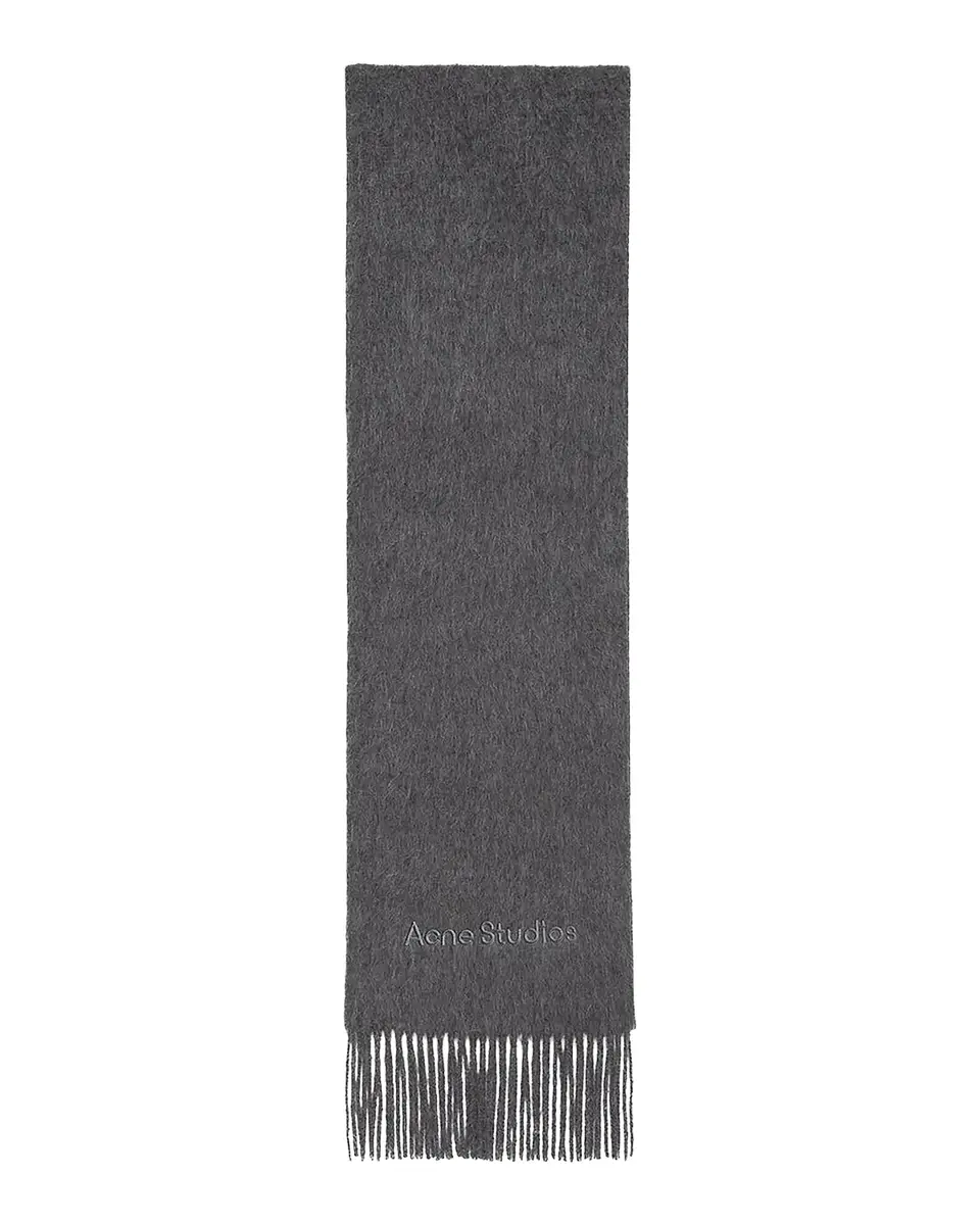 Acne Studios Vinnie Alpaca-Wool Fringe Scarf | Thumbnail 2