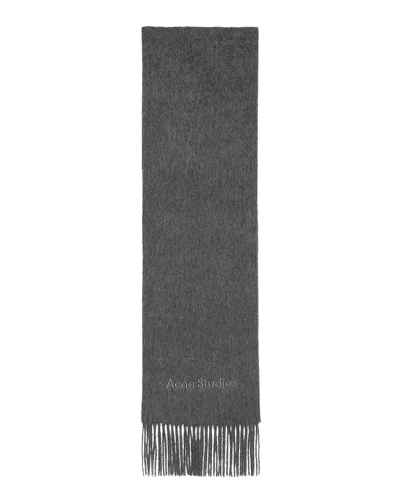 Acne Studios Vinnie Alpaca-Wool Fringe Scarf