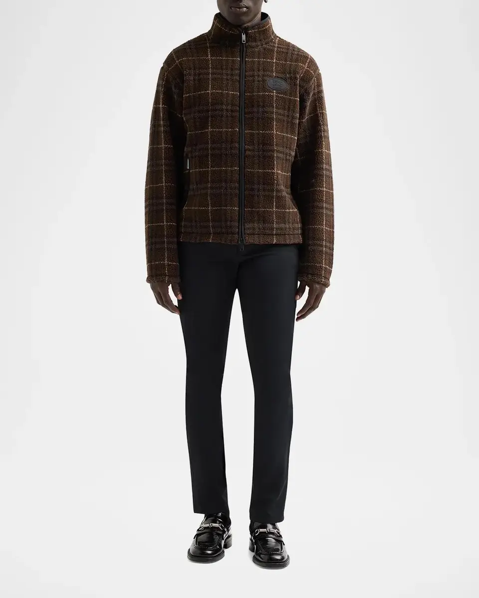 Burberry Fairfax Check Funnel Neck Jacket | Thumbnail 2