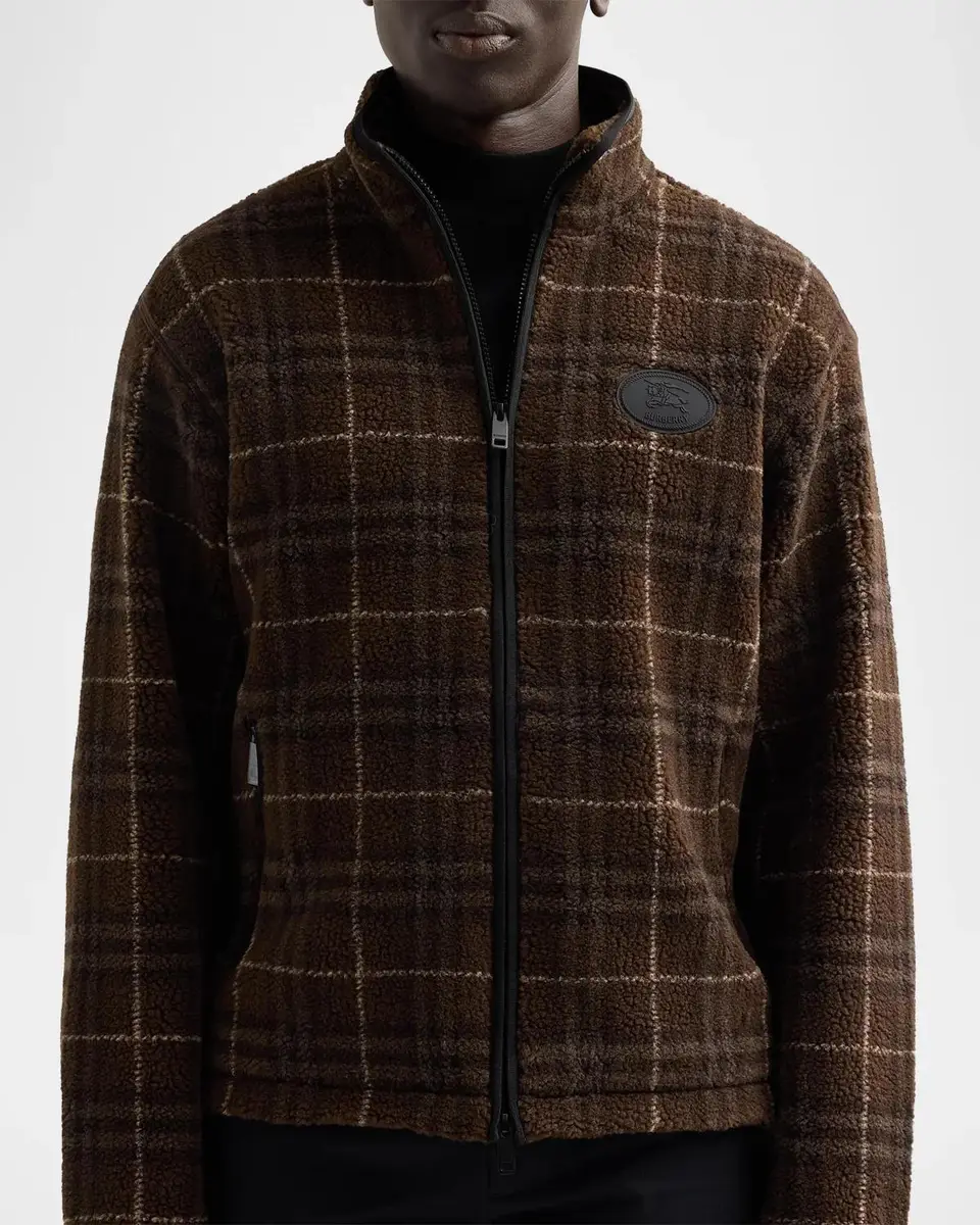 Burberry Fairfax Check Funnel Neck Jacket | Thumbnail 5