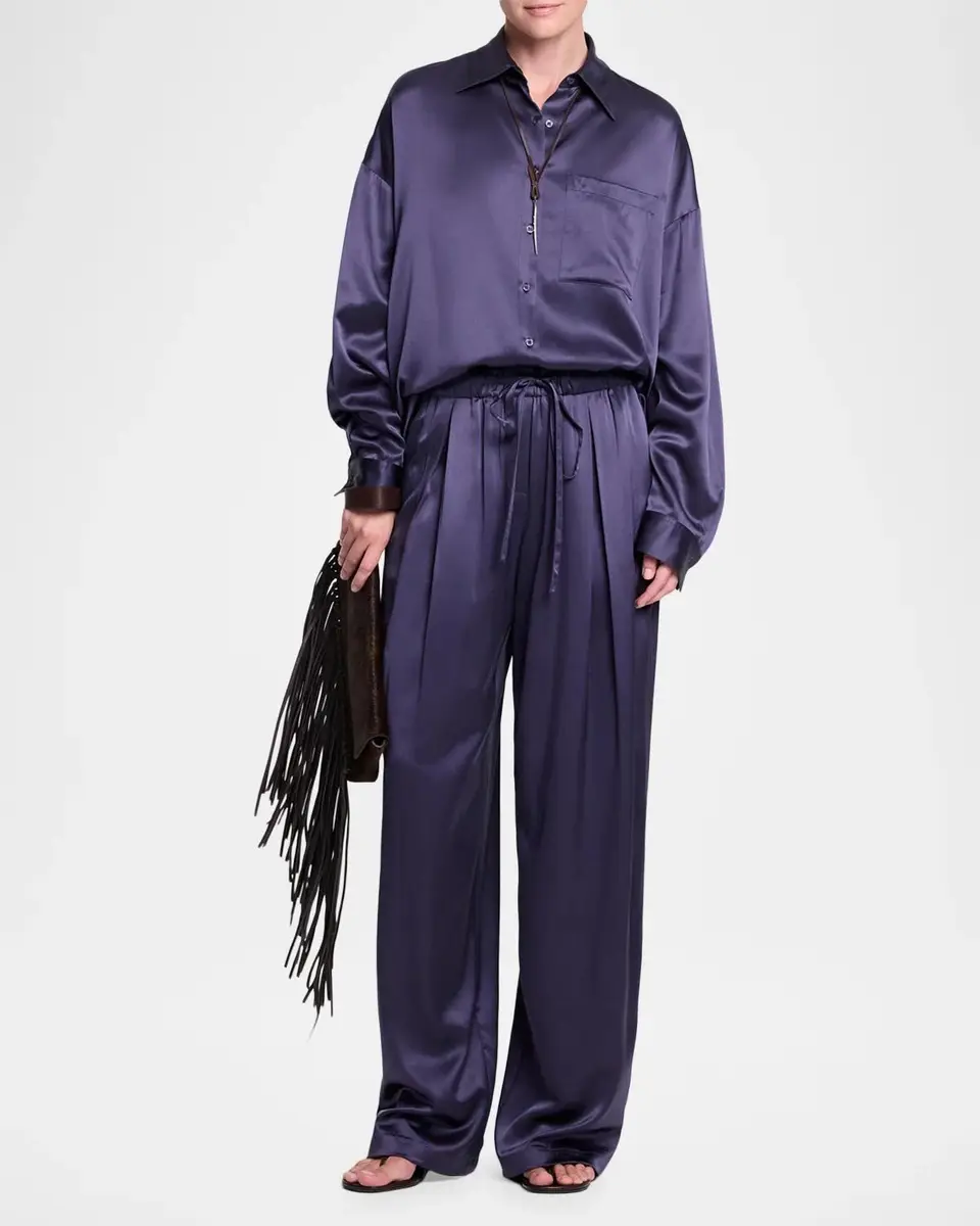 TWP PJ Satin Pants | Thumbnail 2