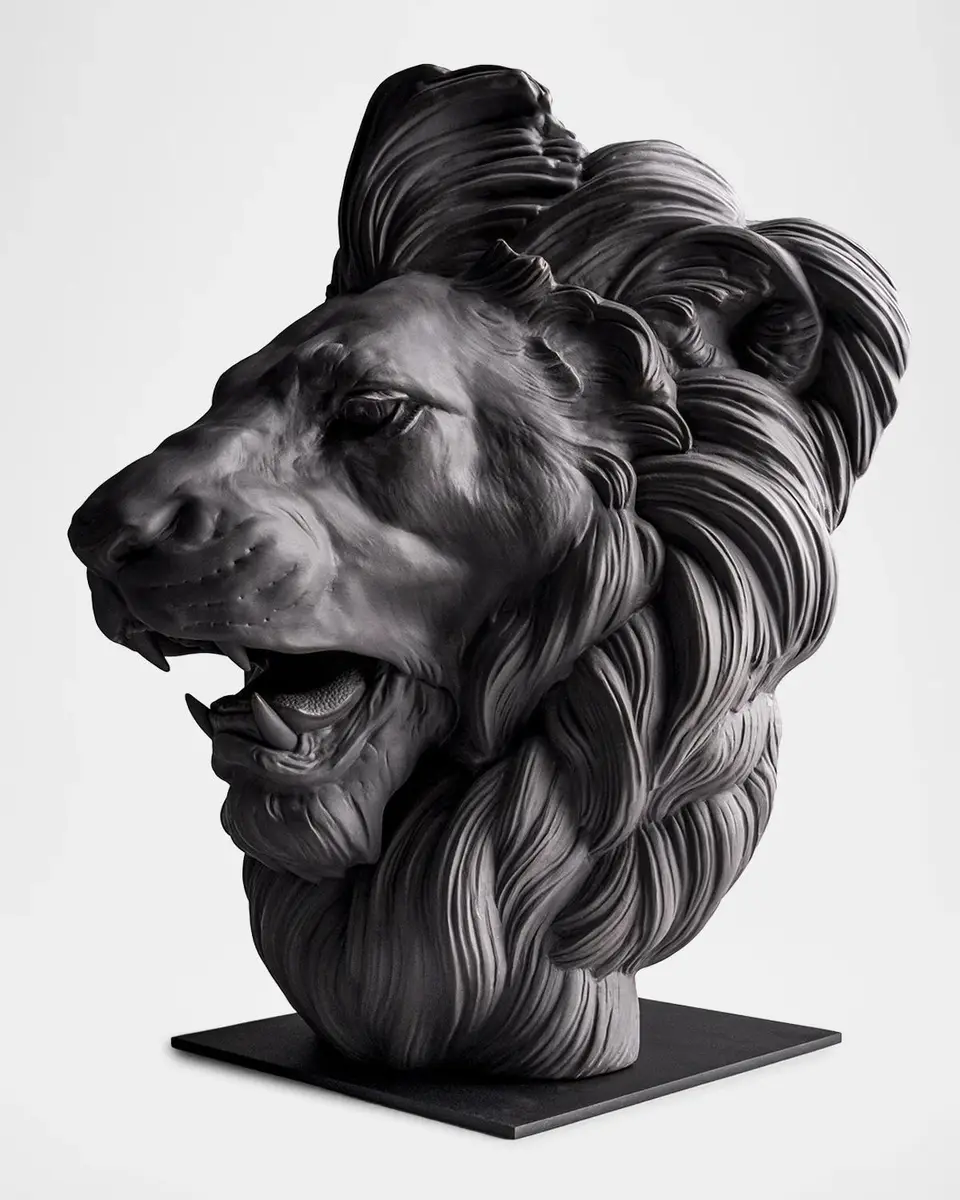 Lladro Leo Porcelain Bust | Thumbnail 2