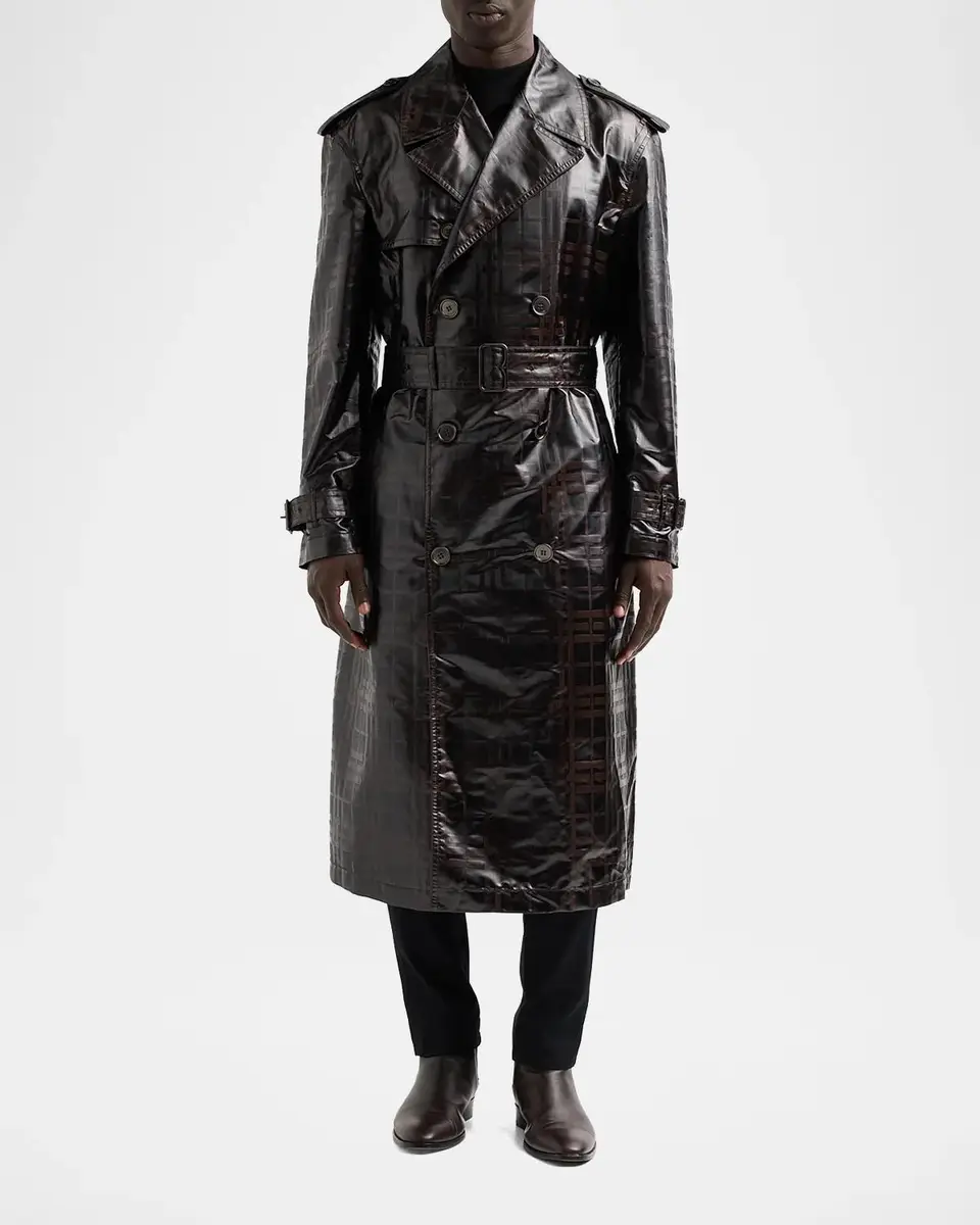 Burberry Ludlow Check Trench Coat | Thumbnail 2 Burberry Ludlow Check Trench Coat | Thumbnail 2