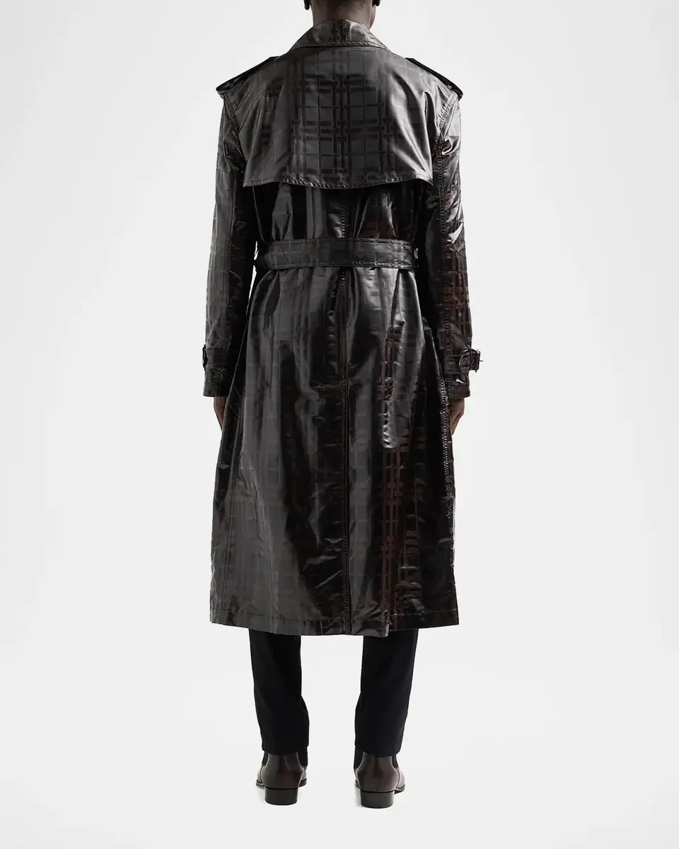 Burberry Ludlow Check Trench Coat | Thumbnail 3 Burberry Ludlow Check Trench Coat | Thumbnail 3