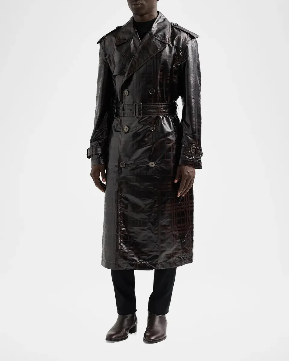 Burberry Ludlow Check Trench Coat | Thumbnail 4 Burberry Ludlow Check Trench Coat | Thumbnail 4