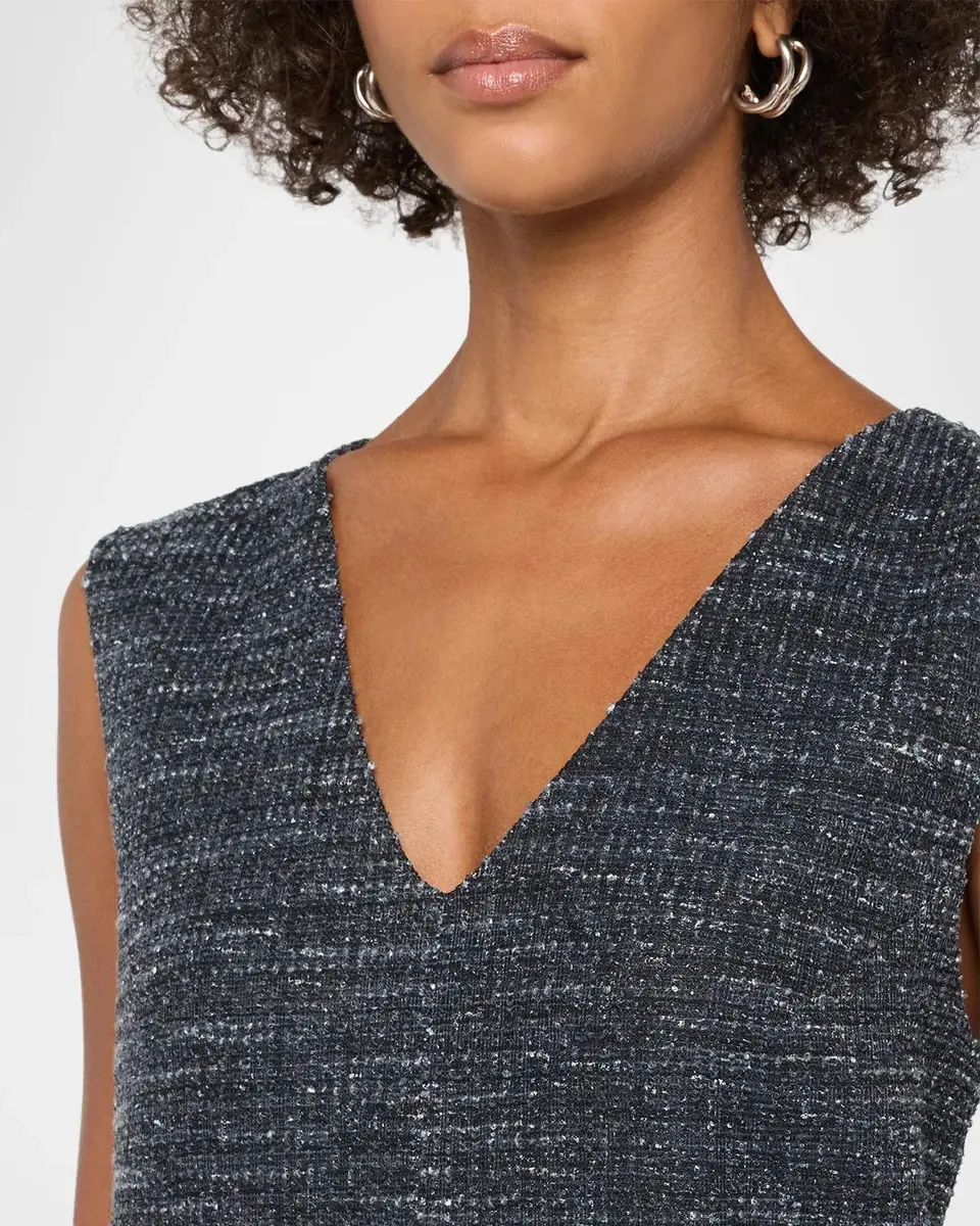 Weekend Max Mara Pera Fringed Boucle Jersey Mini Shift Dress | Thumbnail 5 Weekend Max Mara Pera Fringed Boucle Jersey Mini Shift Dress | Thumbnail 5