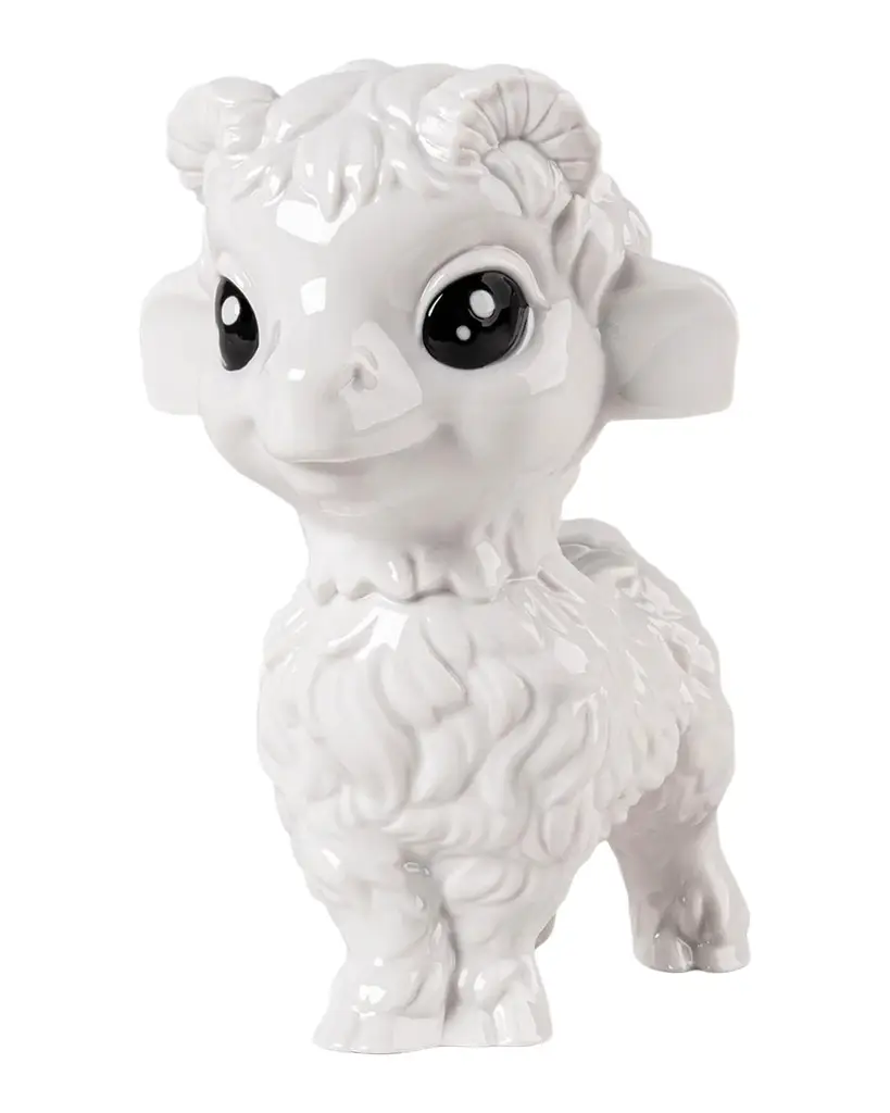 Baby Goat Porcelain Sculpture Baby Goat Porcelain Sculpture