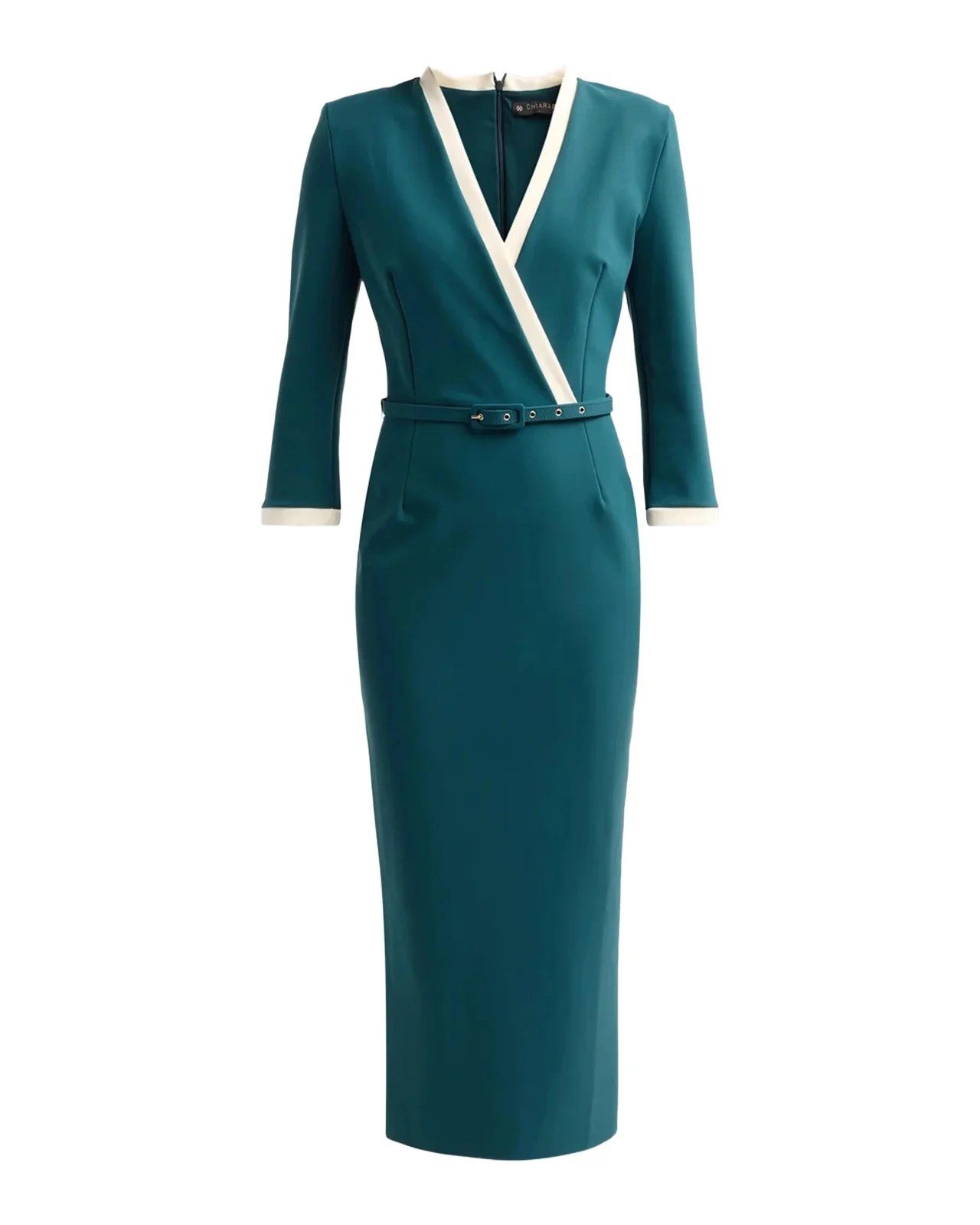Chiara Boni La Petite Robe Arun Tie-Waist Midi Dress