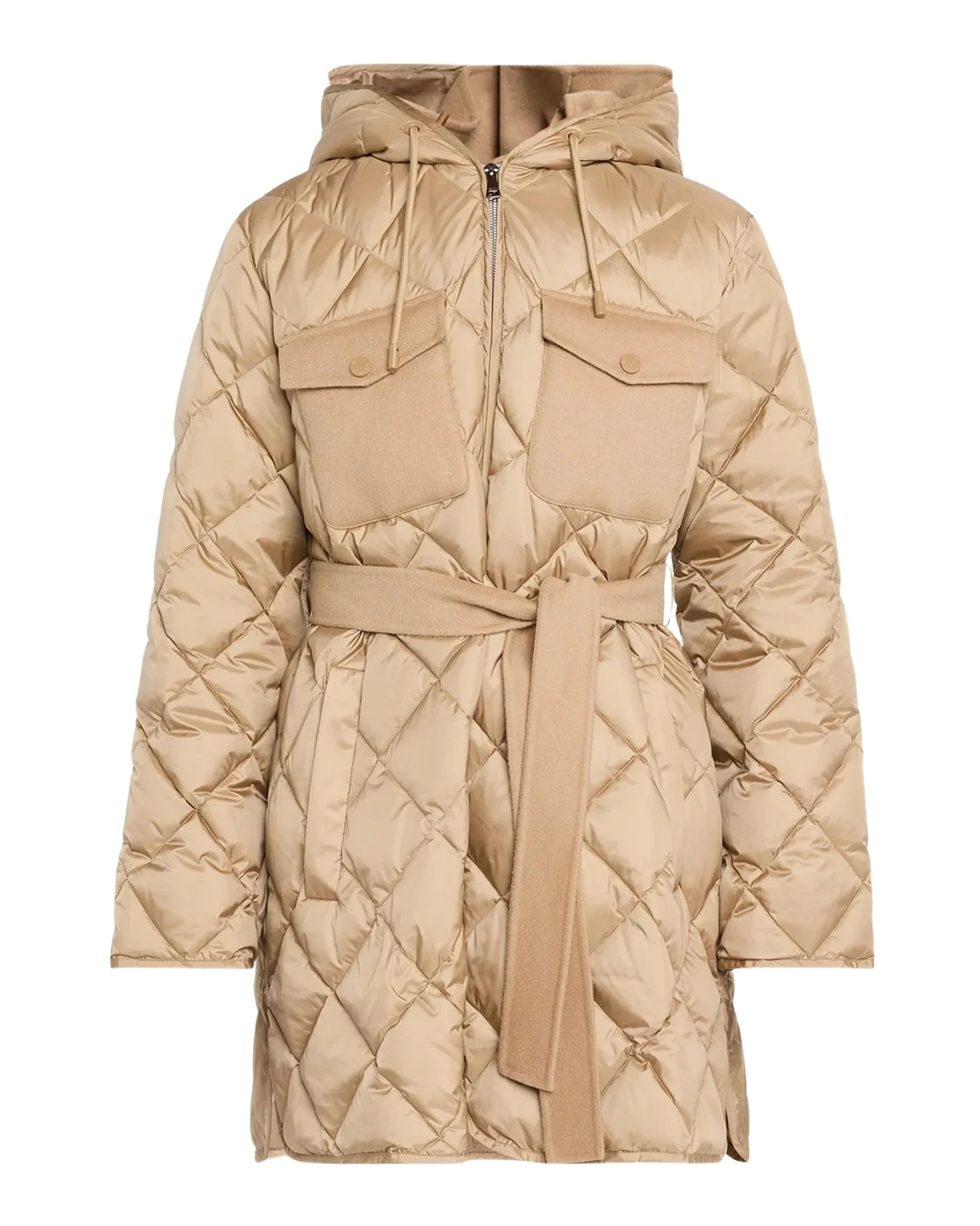 Weekend Max Mara Fidato Quilted Hooded Coat