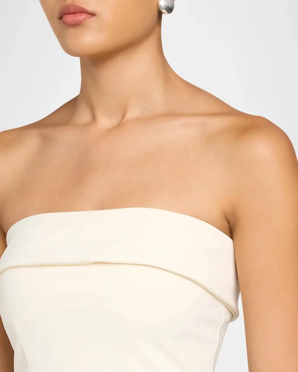 Chiara Boni La Petite Robe Sharuki Strapless Two-Tone Mermaid Gown | Thumbnail 5 Chiara Boni La Petite Robe Sharuki Strapless Two-Tone Mermaid Gown | Thumbnail 5