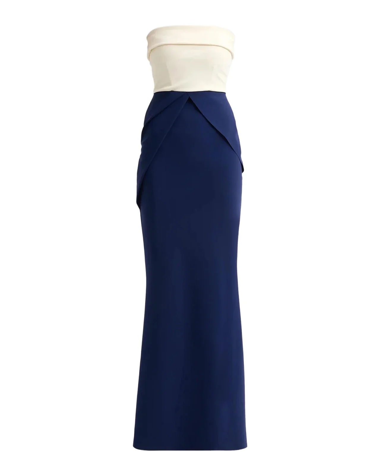 Chiara Boni La Petite Robe Sharuki Strapless Two-Tone Mermaid Gown