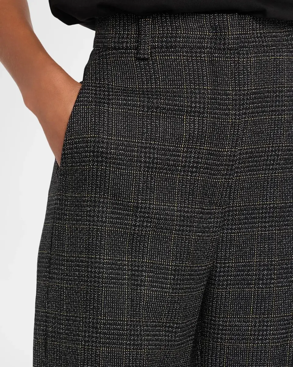 Weekend Max Mara Pacca Wide-Leg Check Wool Trousers | Thumbnail 5 Weekend Max Mara Pacca Wide-Leg Check Wool Trousers | Thumbnail 5