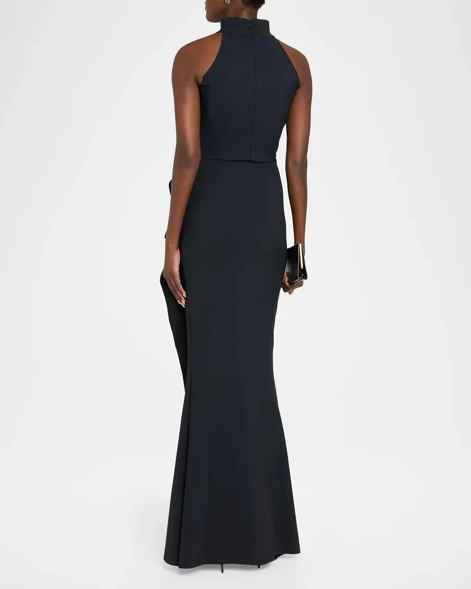 Chiara Boni La Petite Robe Gudrum Floral Trumpet Gown | Thumbnail 3