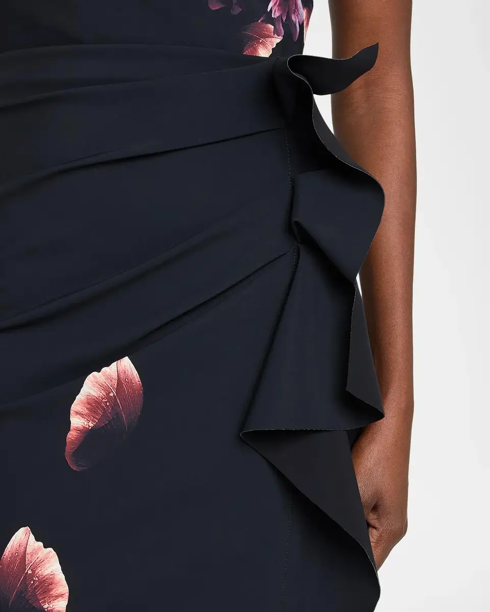 Chiara Boni La Petite Robe Gudrum Floral Trumpet Gown | Thumbnail 5