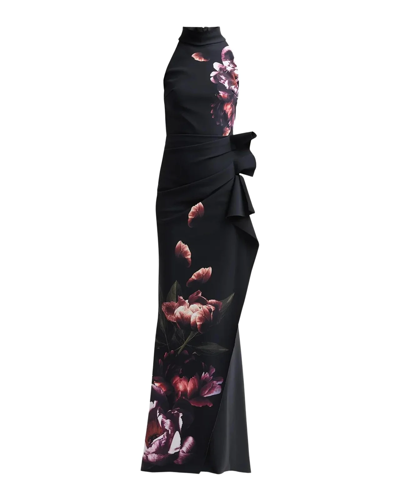 Gudrum Floral Trumpet Gown