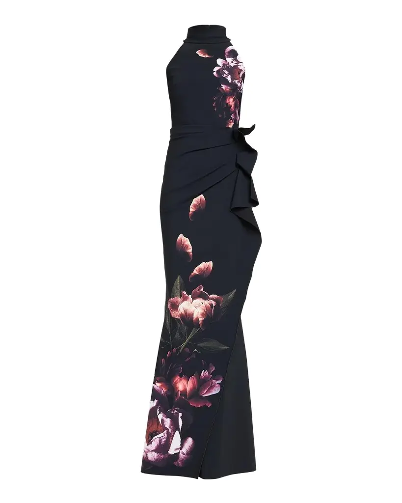 Gudrum Floral Trumpet Gown Gudrum Floral Trumpet Gown