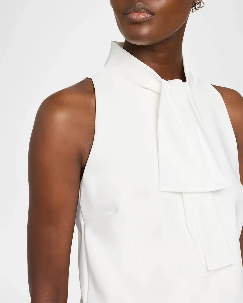 Chiara Boni La Petite Robe Silke Tie-Neck Colorblock Midi Dress | Thumbnail 5
