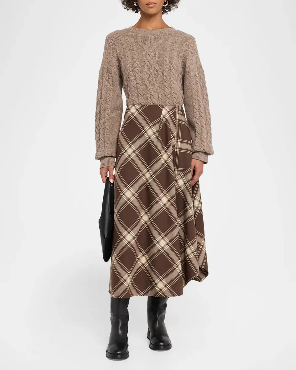 Weekend Max Mara Alben Cable-Knit Wool Sweater | Thumbnail 2