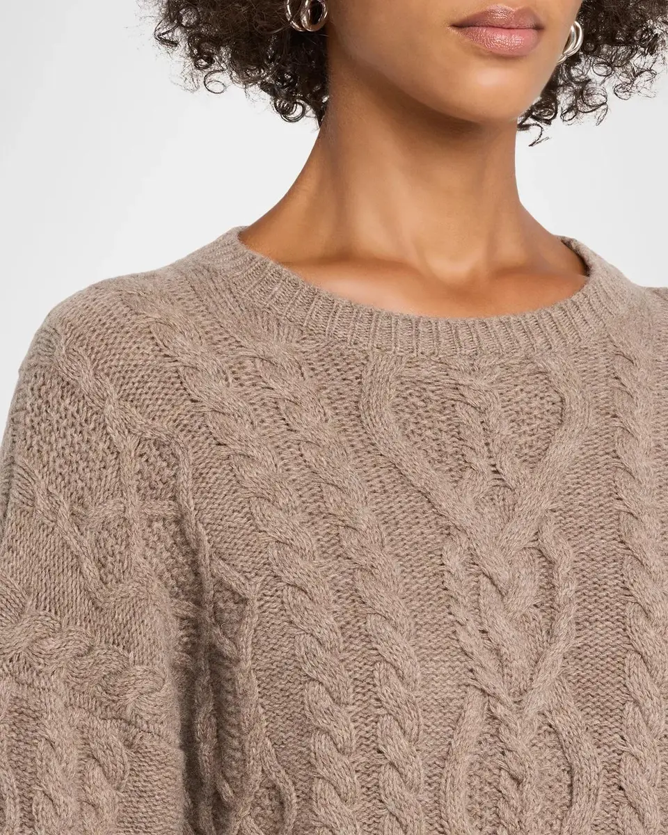 Weekend Max Mara Alben Cable-Knit Wool Sweater | Thumbnail 5