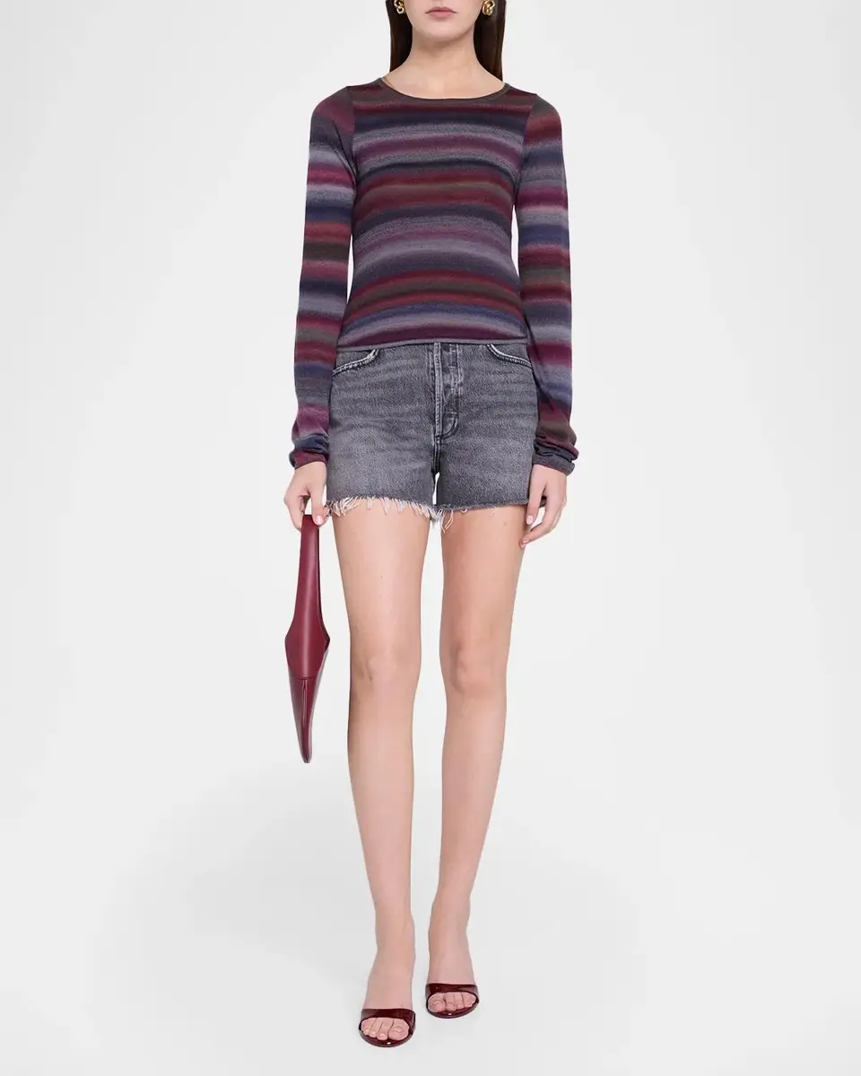RE/DONE Nicki Stripe Wool Top | Thumbnail 2 RE/DONE Nicki Stripe Wool Top | Thumbnail 2