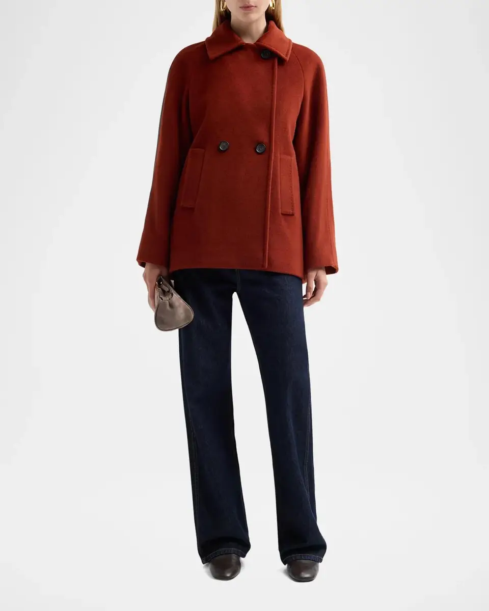 Cinzia Rocca Virgin Wool Double-Breasted Jacket | Thumbnail 2 Cinzia Rocca Virgin Wool Double-Breasted Jacket | Thumbnail 2