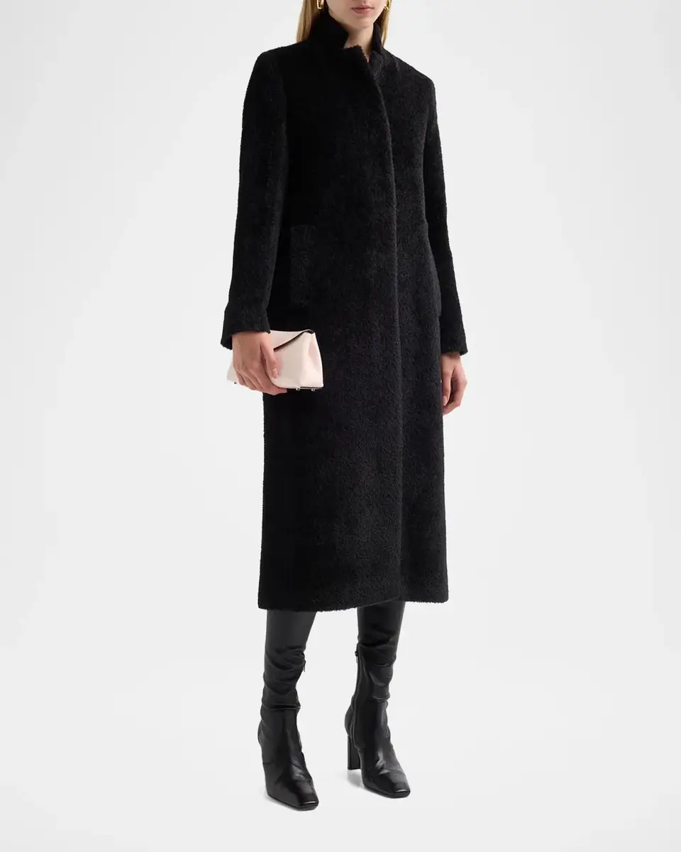 Cinzia Rocca Icons Wool & Alpaca-Blend Longline Coat | Thumbnail 4 Cinzia Rocca Icons Wool & Alpaca-Blend Longline Coat | Thumbnail 4