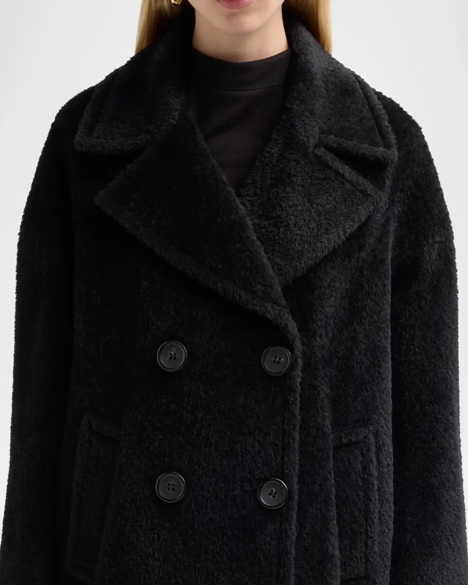 Cinzia Rocca Icons Wool & Alpaca-Blend Peacoat | Thumbnail 5 Cinzia Rocca Icons Wool & Alpaca-Blend Peacoat | Thumbnail 5