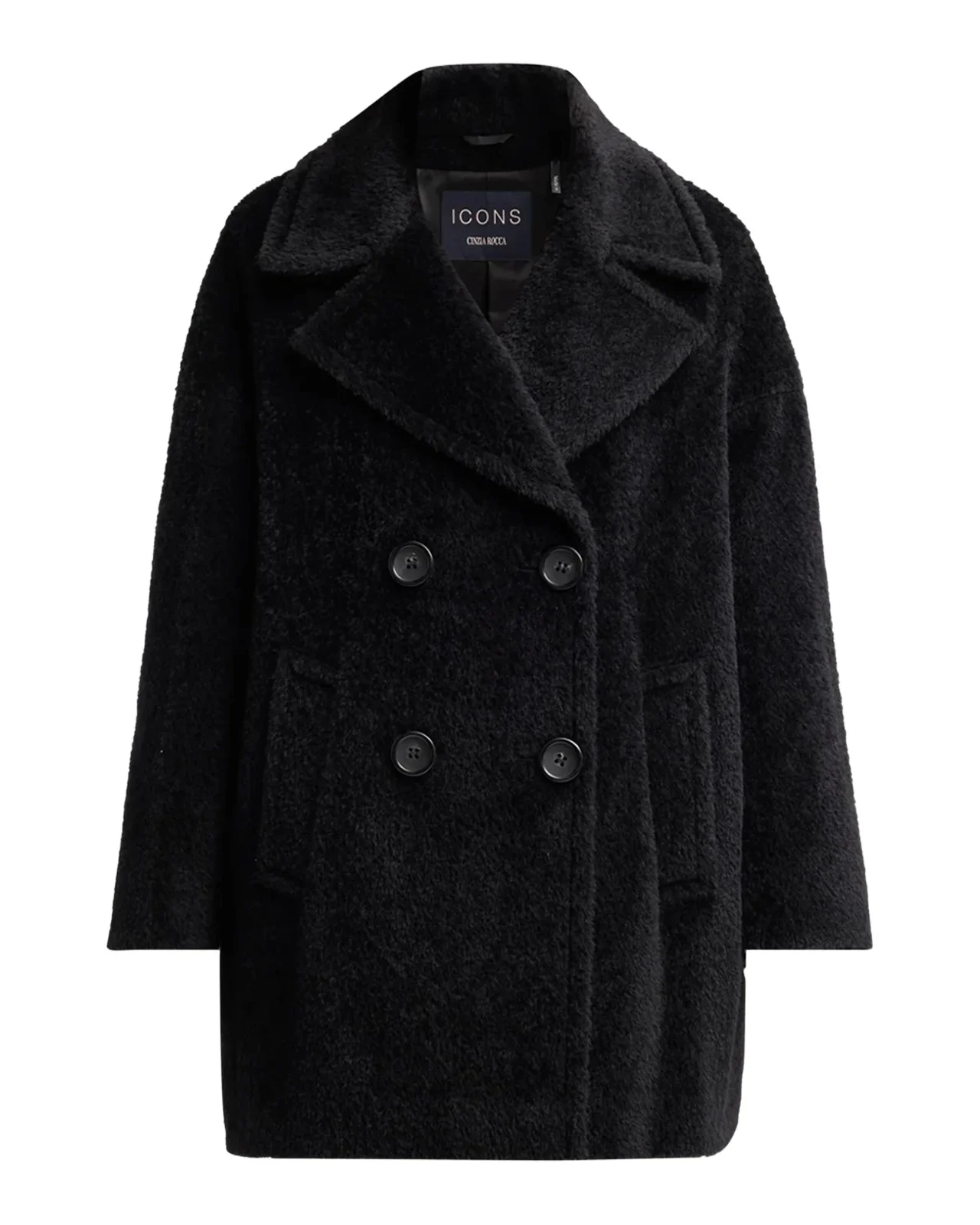 Icons Wool & Alpaca-Blend Peacoat Icons Wool & Alpaca-Blend Peacoat