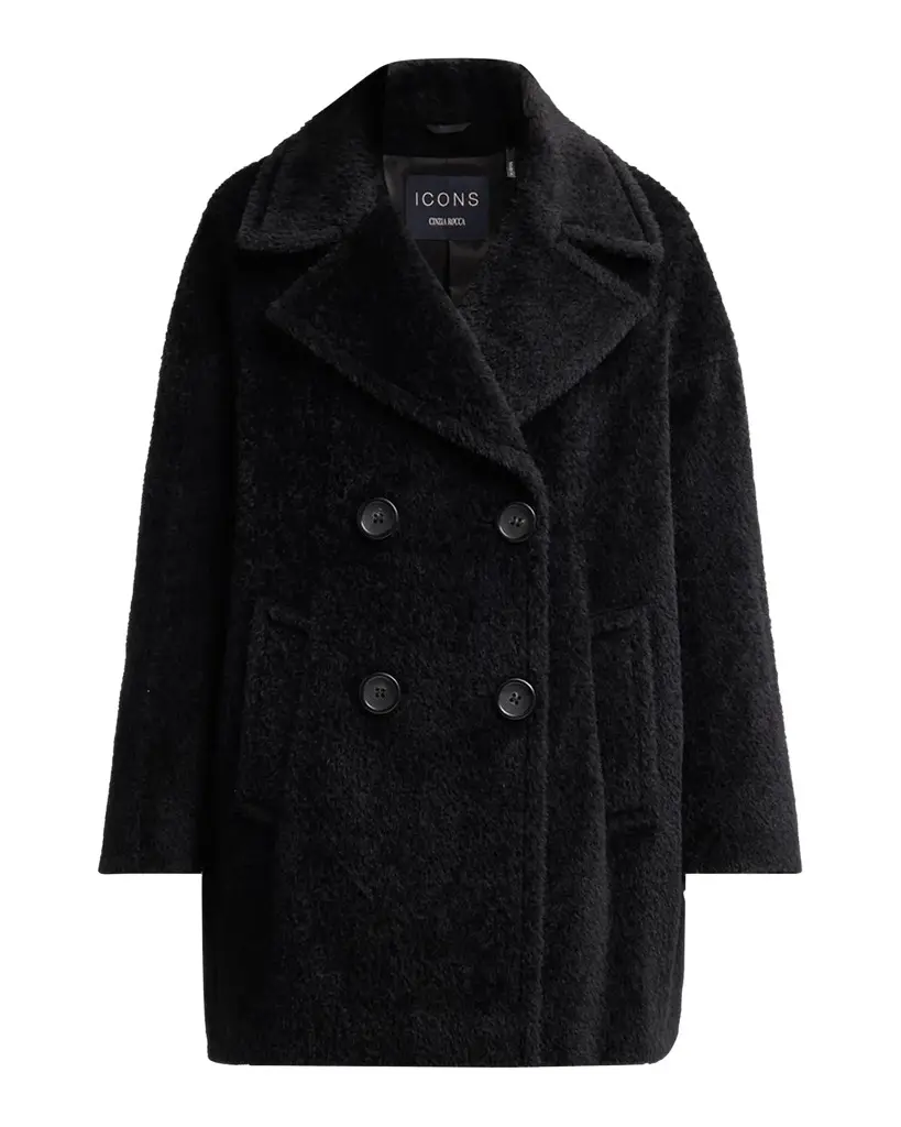 Icons Wool & Alpaca-Blend Peacoat Icons Wool & Alpaca-Blend Peacoat