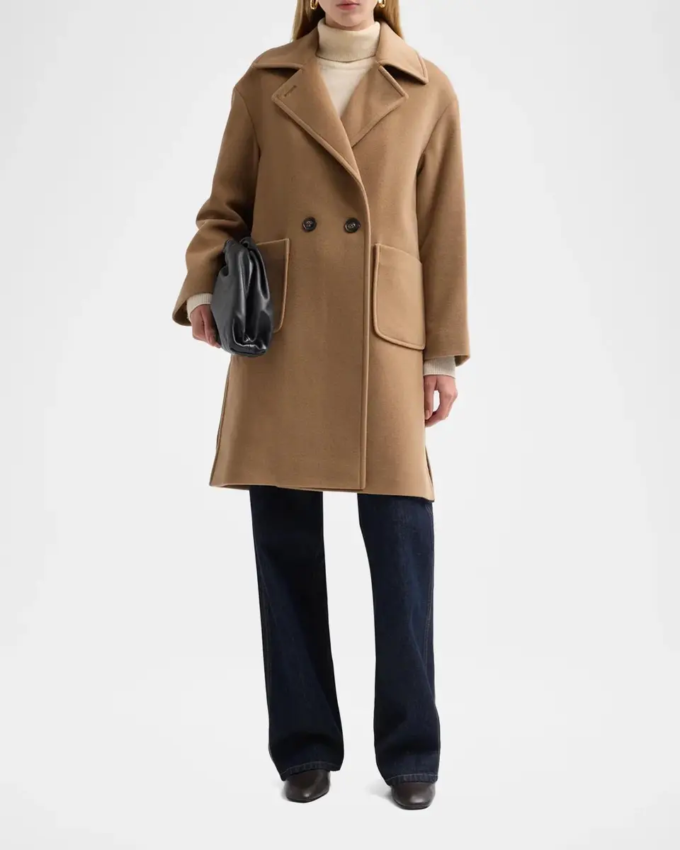 Cinzia Rocca Icons Wool & Cashmere-Blend Double-Breasted Coat | Thumbnail 2 Cinzia Rocca Icons Wool & Cashmere-Blend Double-Breasted Coat | Thumbnail 2