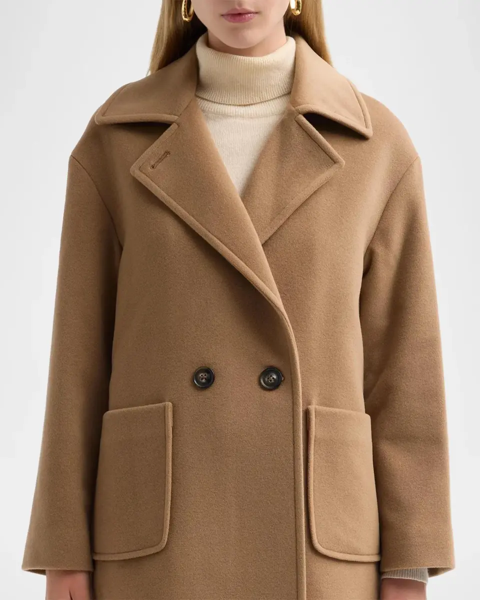 Cinzia Rocca Icons Wool & Cashmere-Blend Double-Breasted Coat | Thumbnail 5 Cinzia Rocca Icons Wool & Cashmere-Blend Double-Breasted Coat | Thumbnail 5