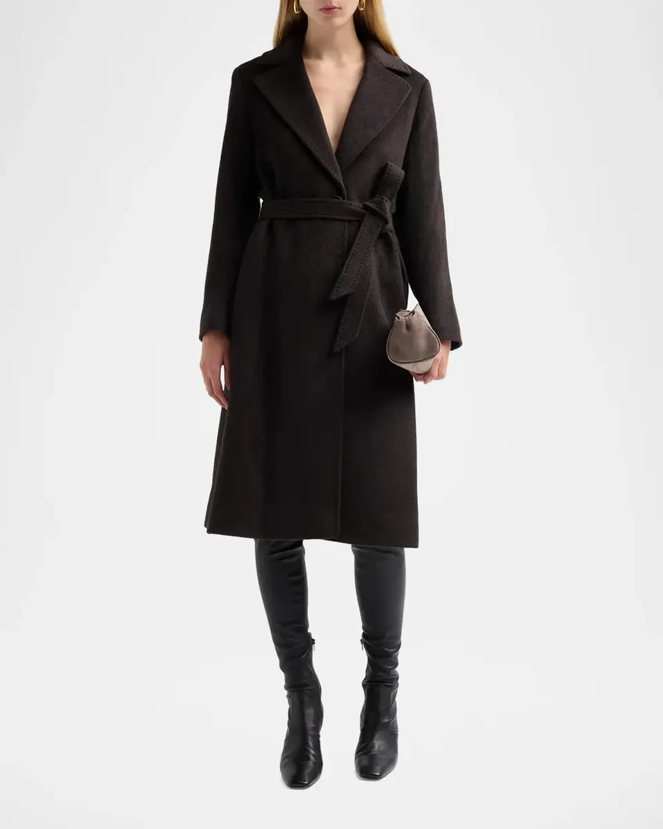 Cinzia Rocca Icons Long Wrap Coat | Thumbnail 2 Cinzia Rocca Icons Long Wrap Coat | Thumbnail 2