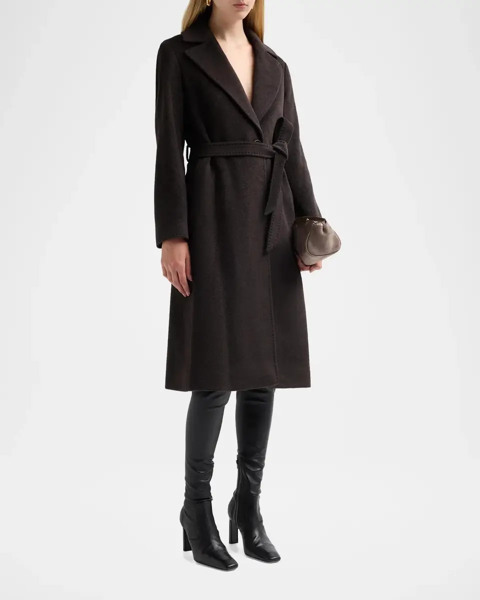 Cinzia Rocca Icons Long Wrap Coat | Thumbnail 4 Cinzia Rocca Icons Long Wrap Coat | Thumbnail 4