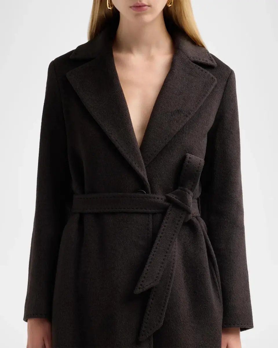 Cinzia Rocca Icons Long Wrap Coat | Thumbnail 5 Cinzia Rocca Icons Long Wrap Coat | Thumbnail 5