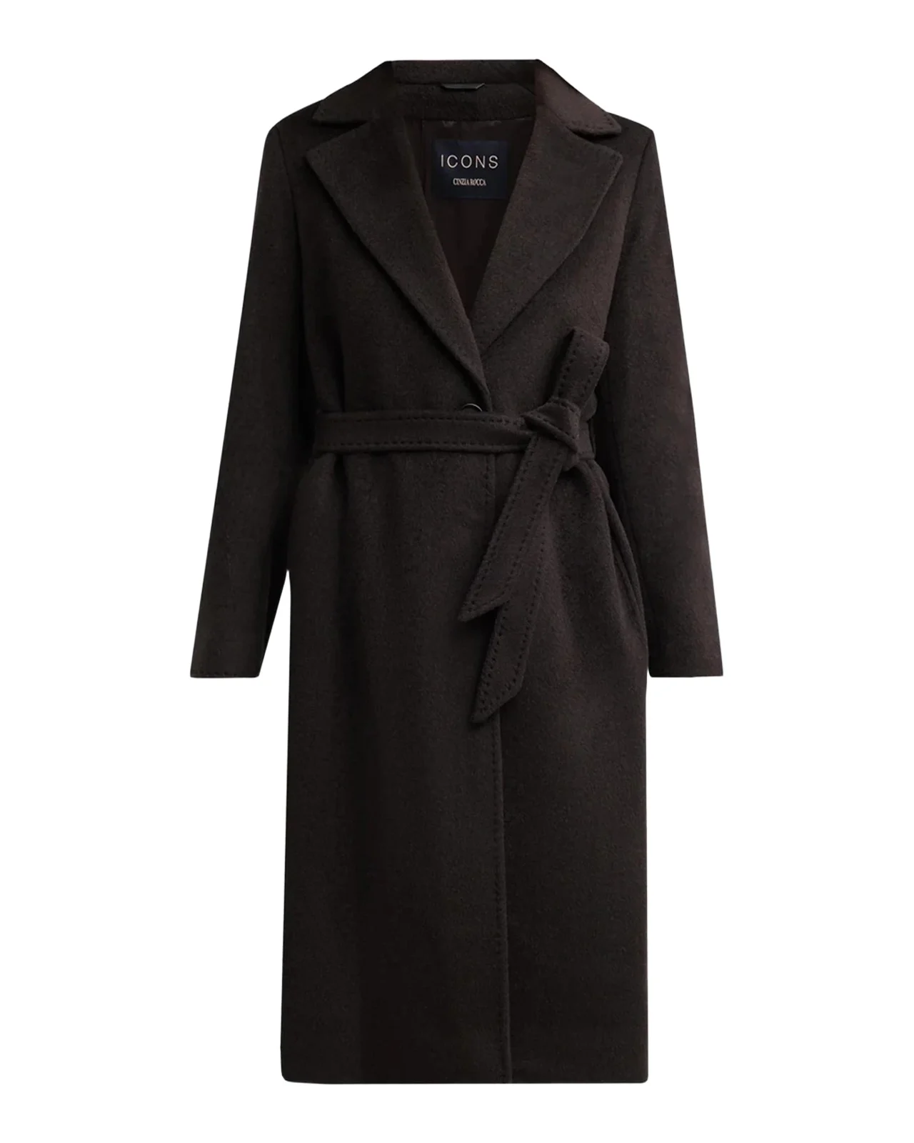 Icons Long Wrap Coat