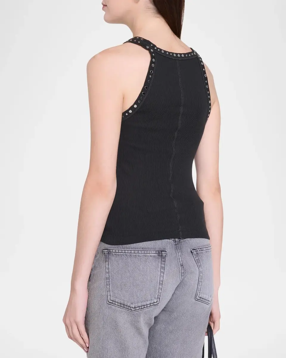 RE/DONE Multi-Stud Ribbed Tank Top | Thumbnail 3 RE/DONE Multi-Stud Ribbed Tank Top | Thumbnail 3