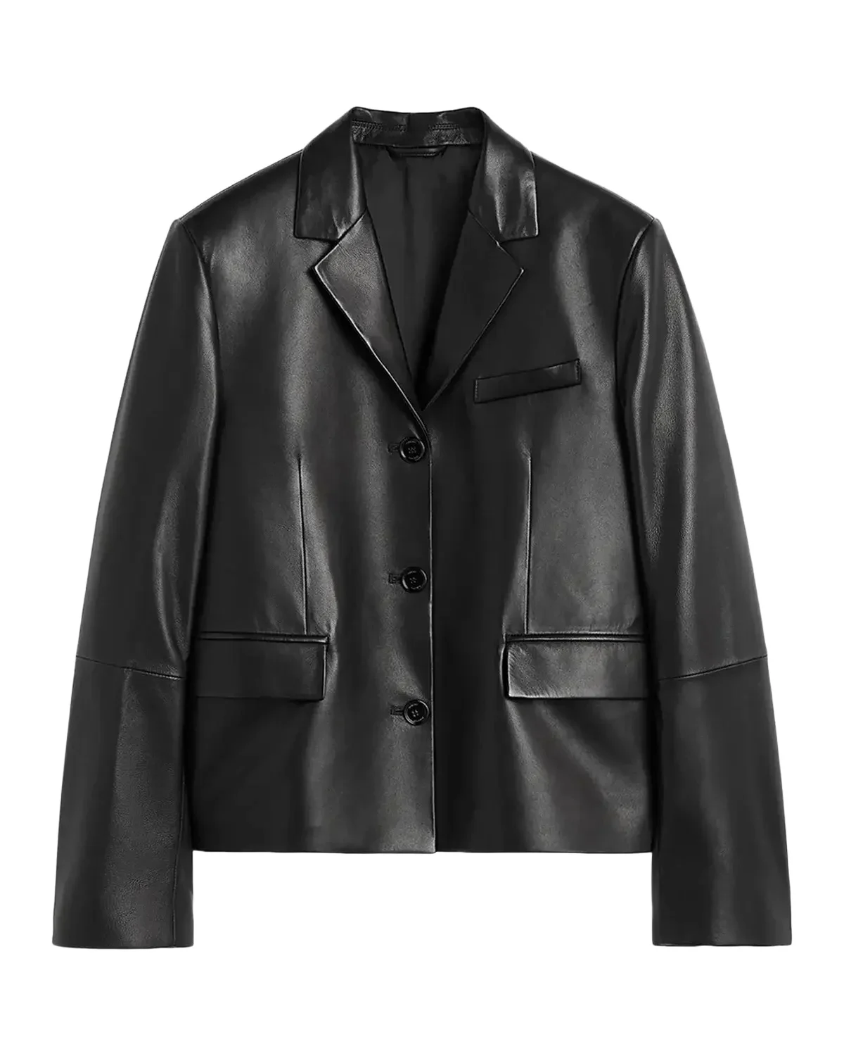 TOTEME Short Leather Blazer