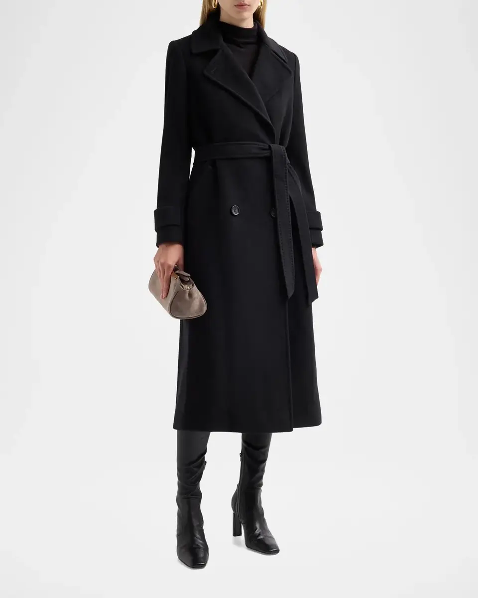 Cinzia Rocca Virgin Wool Double-Breasted Longline Coat | Thumbnail 5 Cinzia Rocca Virgin Wool Double-Breasted Longline Coat | Thumbnail 5