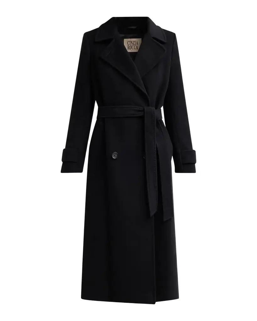 Virgin Wool Double-Breasted Longline Coat Virgin Wool Double-Breasted Longline Coat