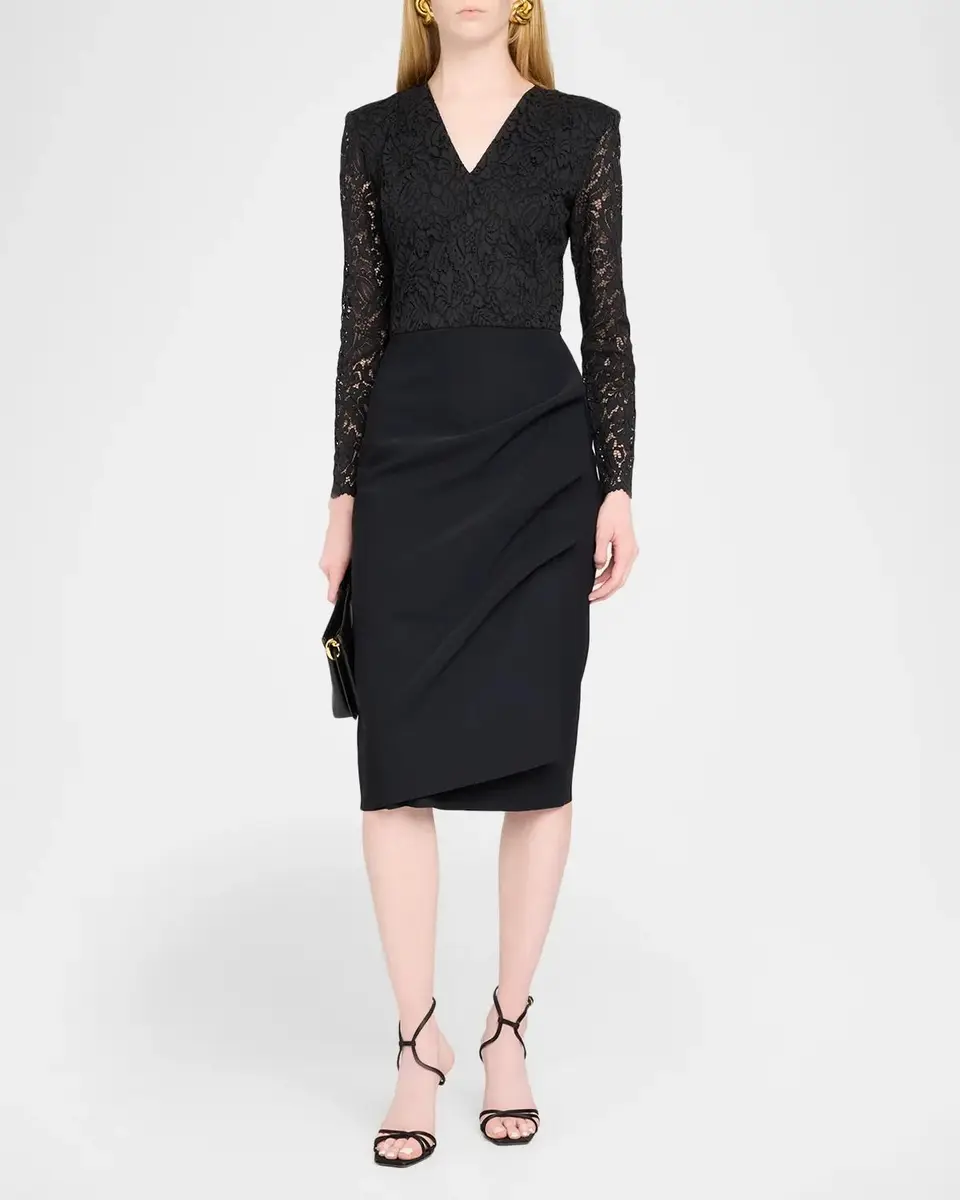 Chiara Boni La Petite Robe Maode Ruched Velvet Mermaid Gown | Thumbnail 2
