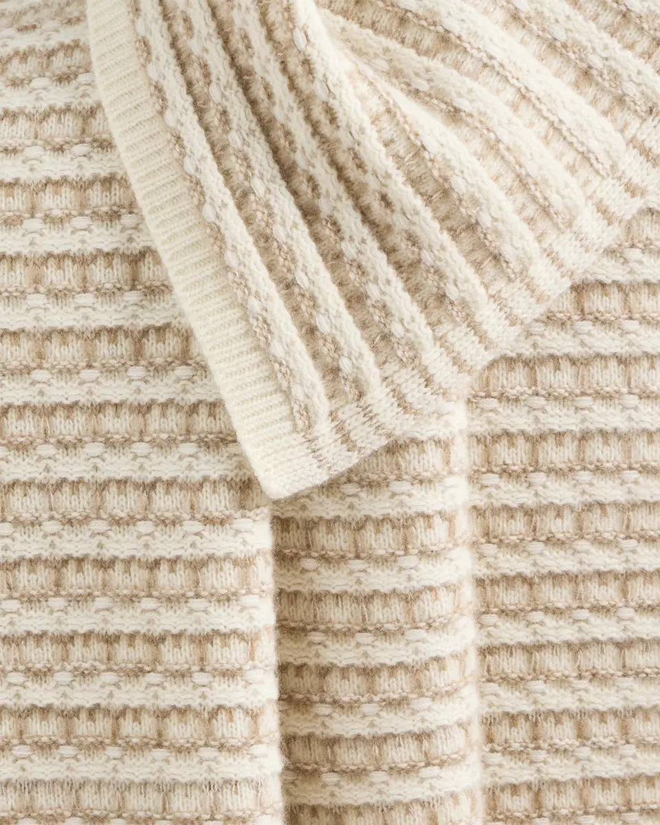 Sofia Cashmere Textured Cashmere Throw Blanket, 56" x 72" | Thumbnail 4 Sofia Cashmere Textured Cashmere Throw Blanket, 56" x 72" | Thumbnail 4