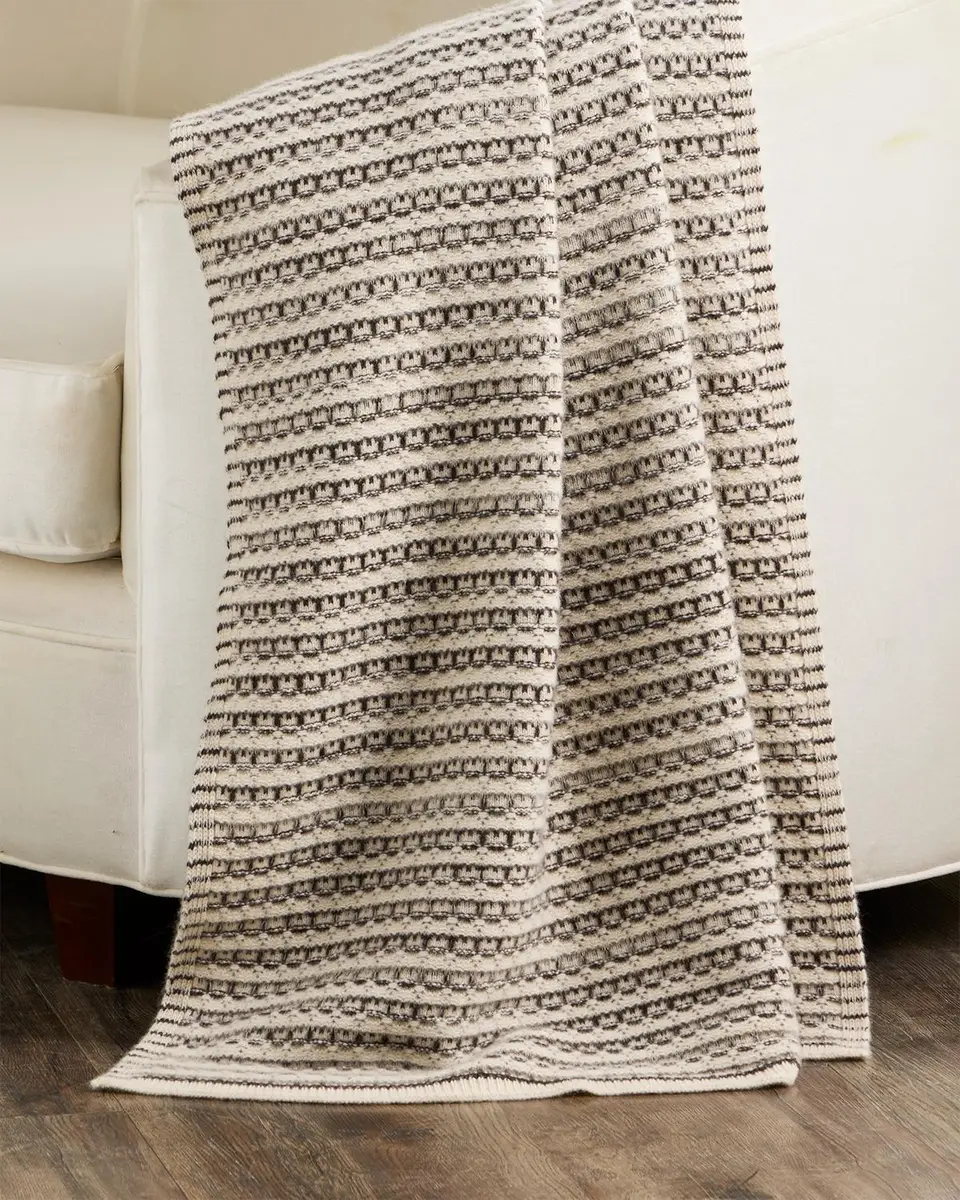 Sofia Cashmere Textured Cashmere Throw Blanket, 56" x 72" | Thumbnail 8 Sofia Cashmere Textured Cashmere Throw Blanket, 56" x 72" | Thumbnail 8