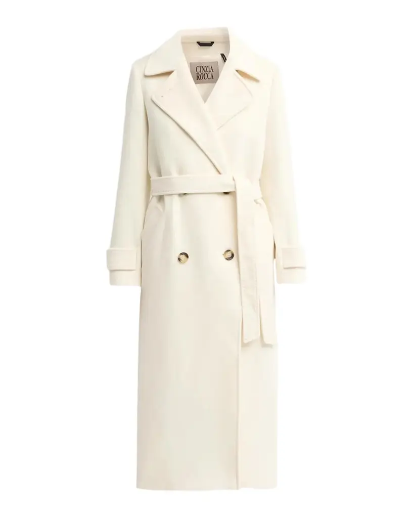 Virgin Wool Double-Breasted Longline Coat Virgin Wool Double-Breasted Longline Coat